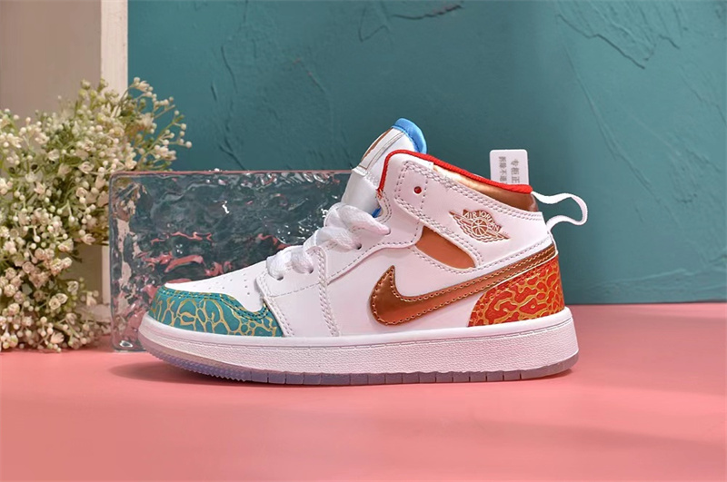 Youth Running Weapon Air Jordan 1 White/Red/Blue Shoes 0144 Youth Running Weapon Air Jordan 1 White/Red/Blue Shoes 0144